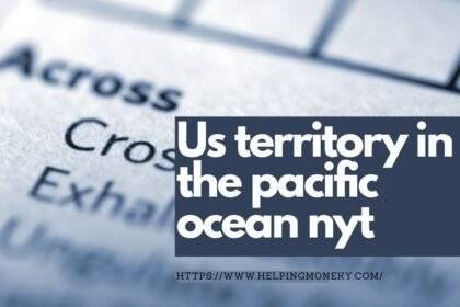 Us territory in the pacific ocean nyt
