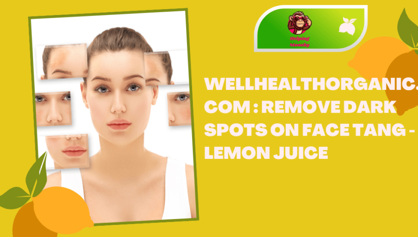 Wellhealthorganic.com : remove dark spots on face tang - lemon juice
